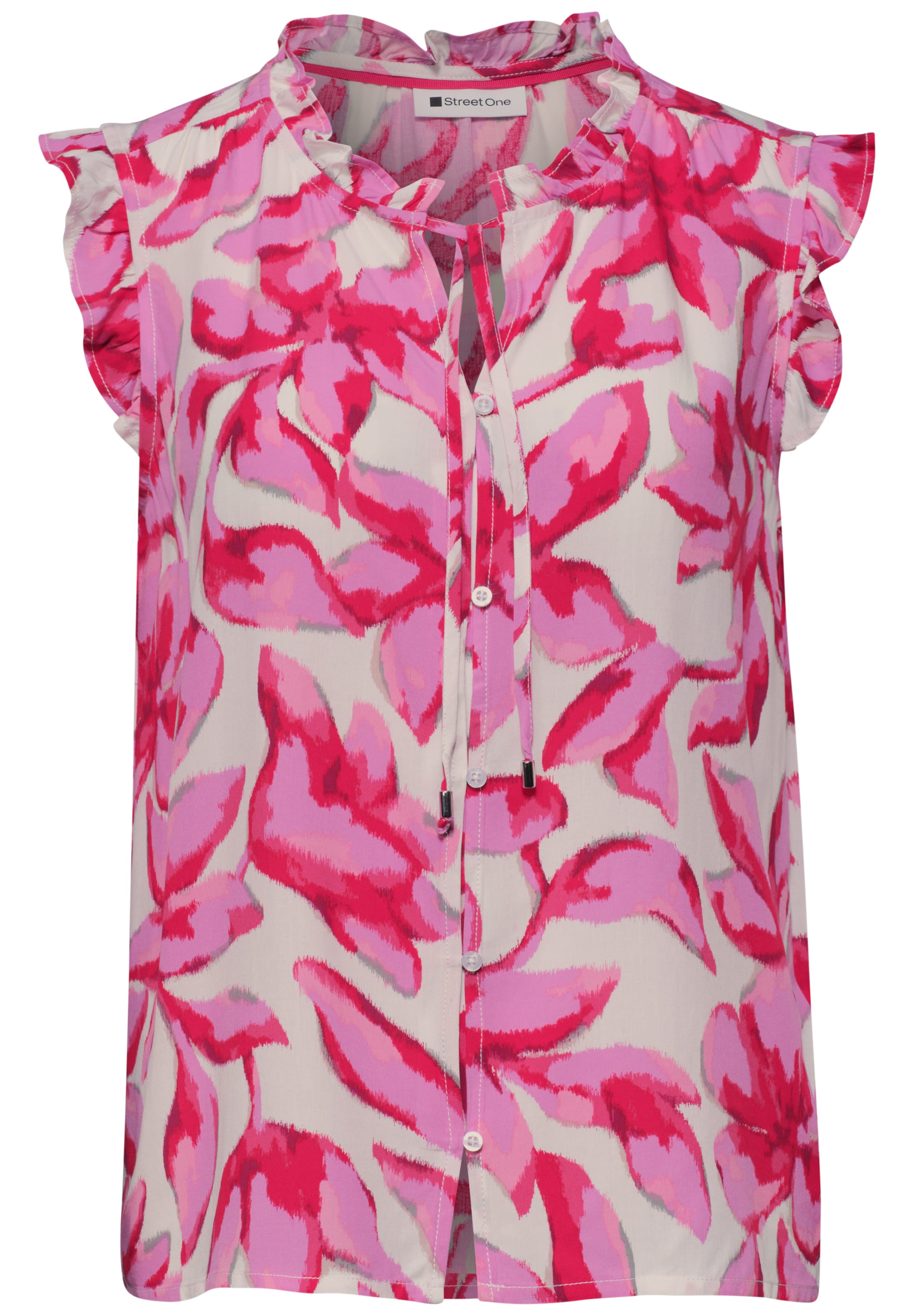STREET ONE Bluse in Pink: Vorderseite