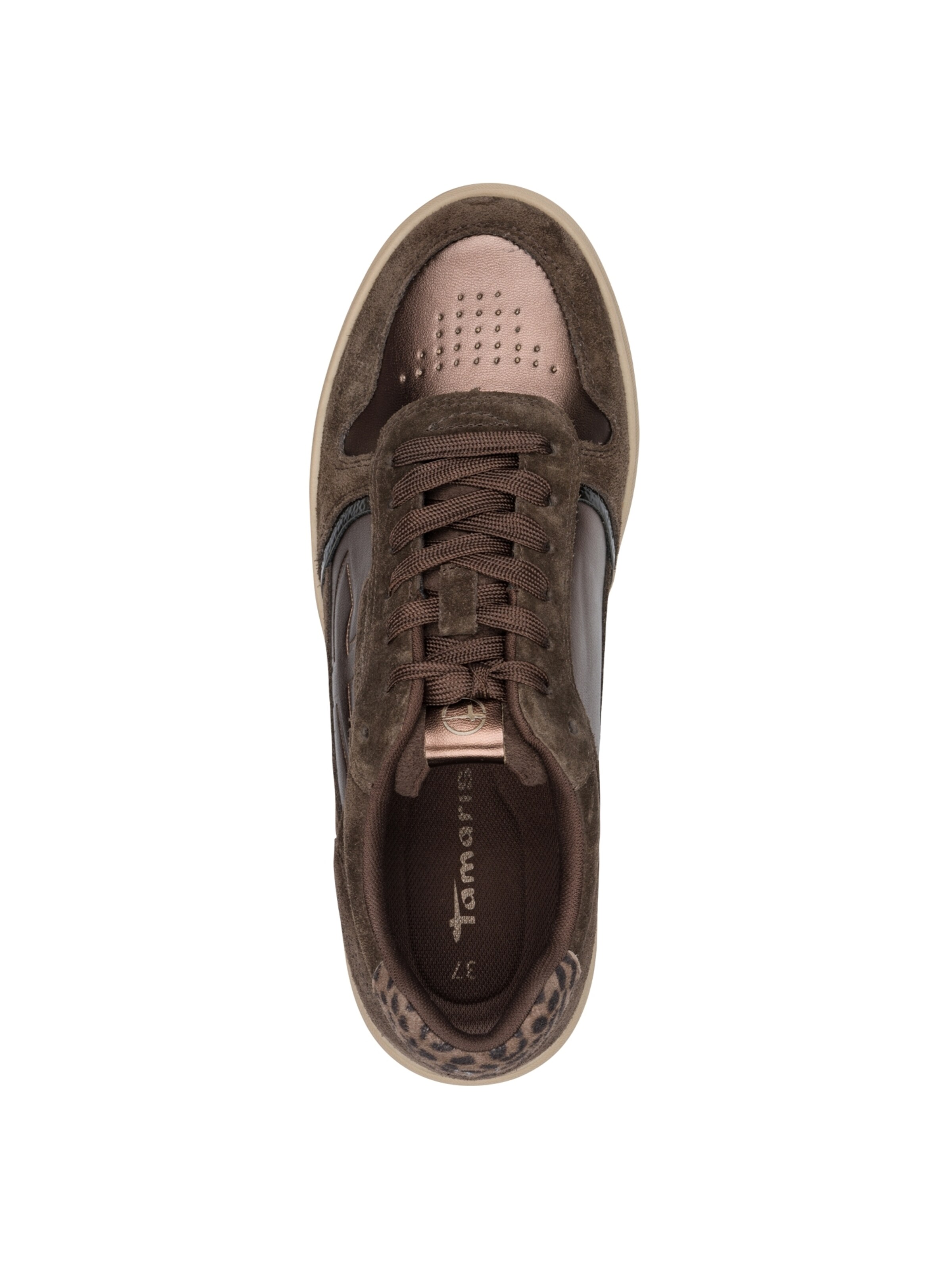 Tamaris Låg sneaker i brun
