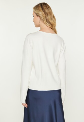 Cardigan 'Classic' usha BLACK LABEL en blanc