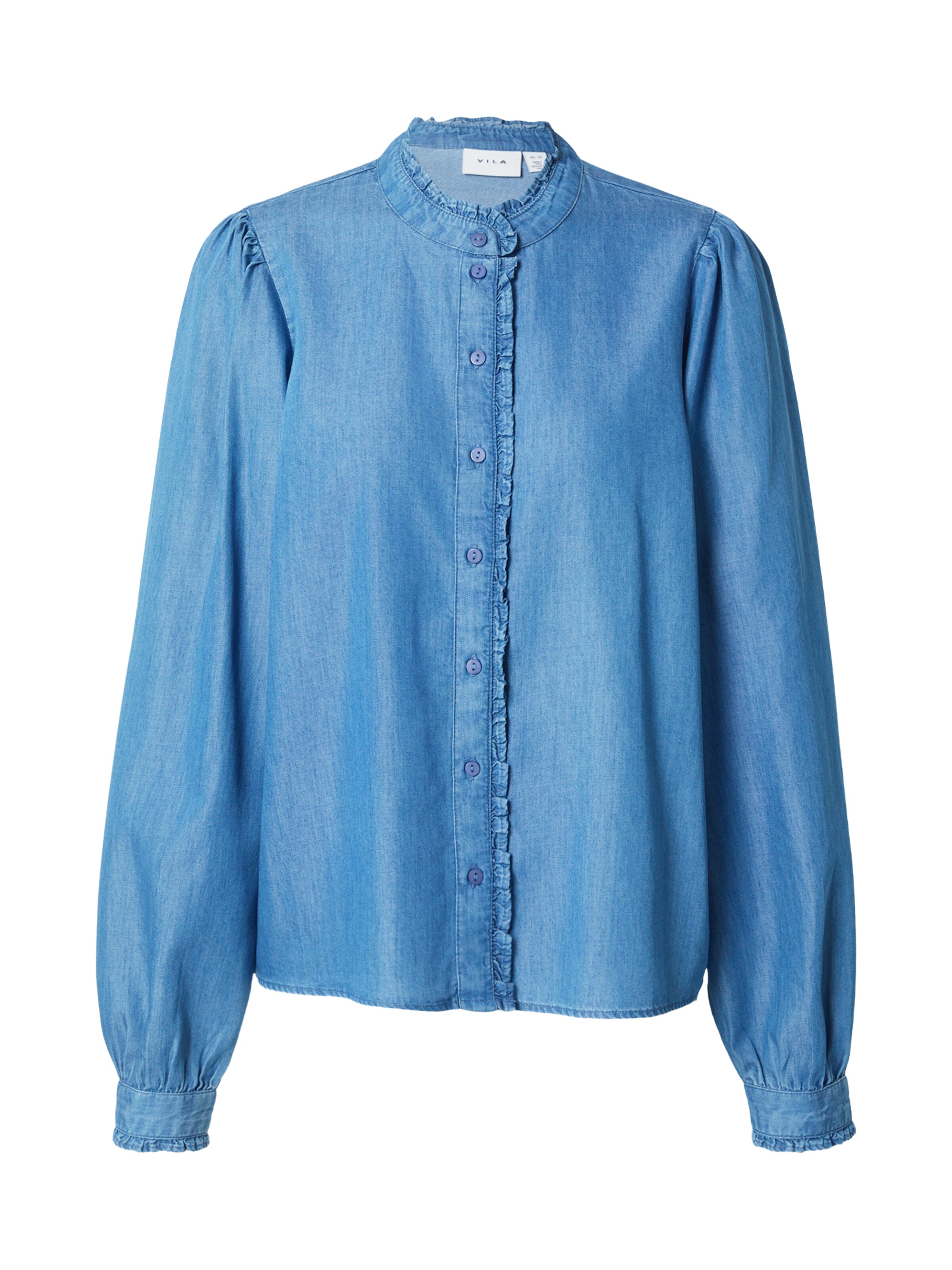 VILA - Blusa 'VIALARI' en azul: frente