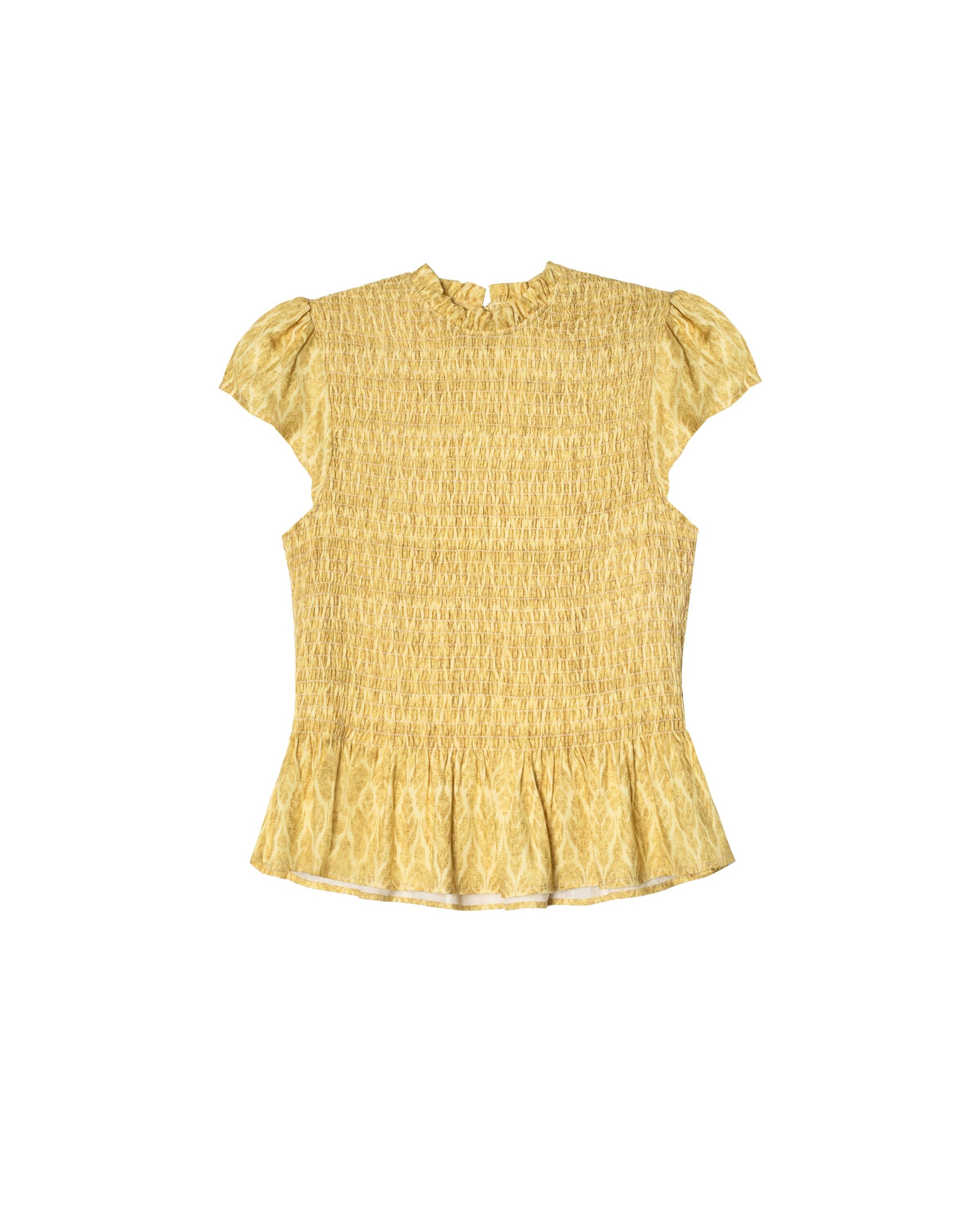 THE-ARE - Blusa en amarillo: frente