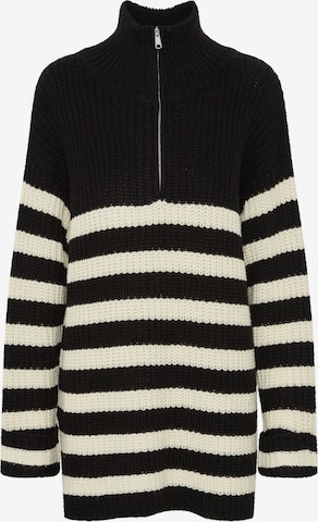 juoda ICHI Megztinis 'BARISA': priekis