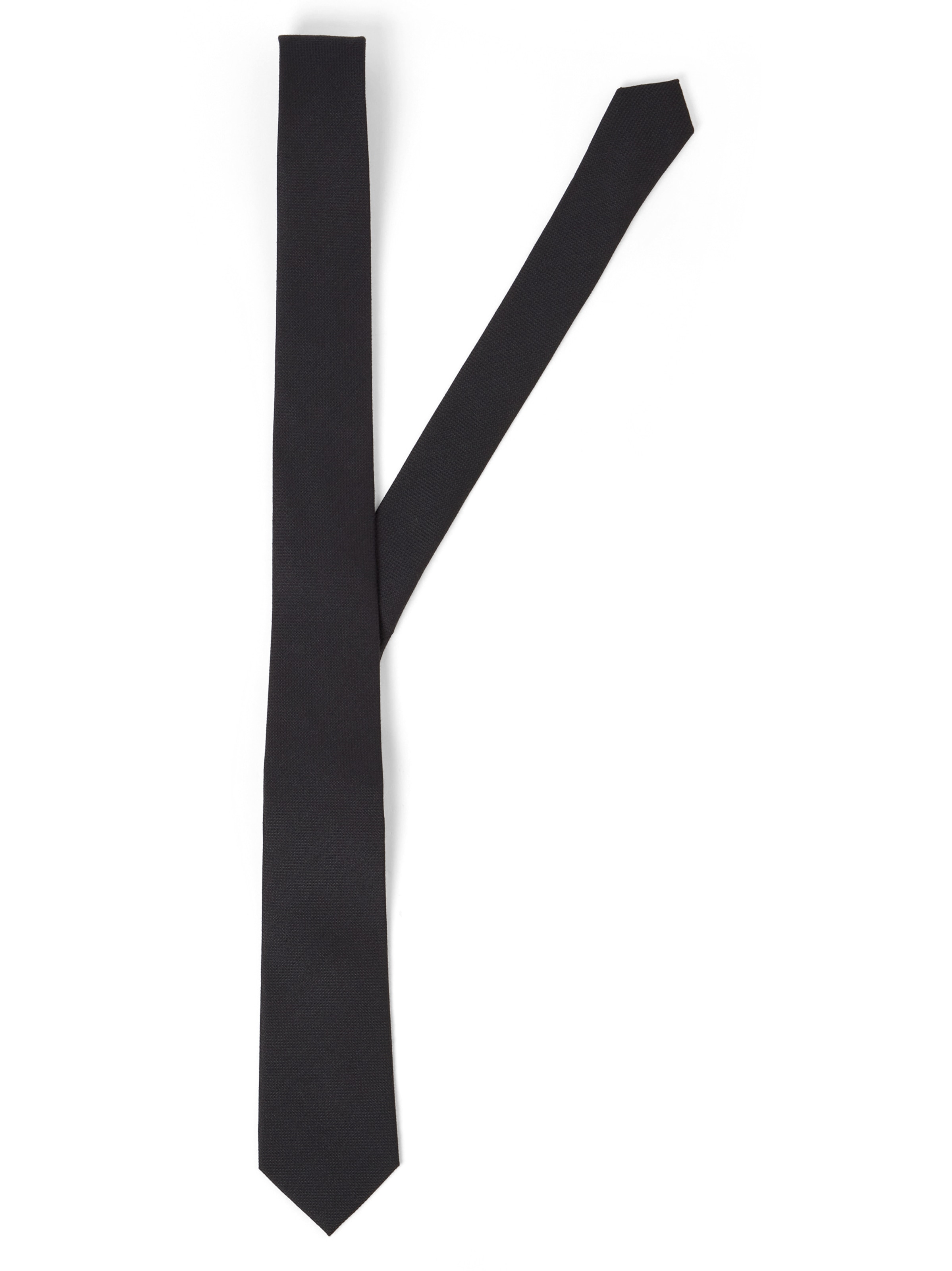 Andrew James Tie in Black: front