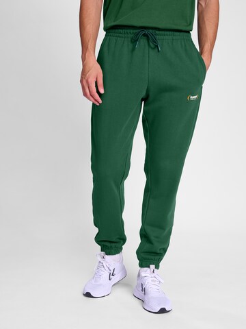 Effilé Pantalon 'FELIX' Hummel en vert : devant