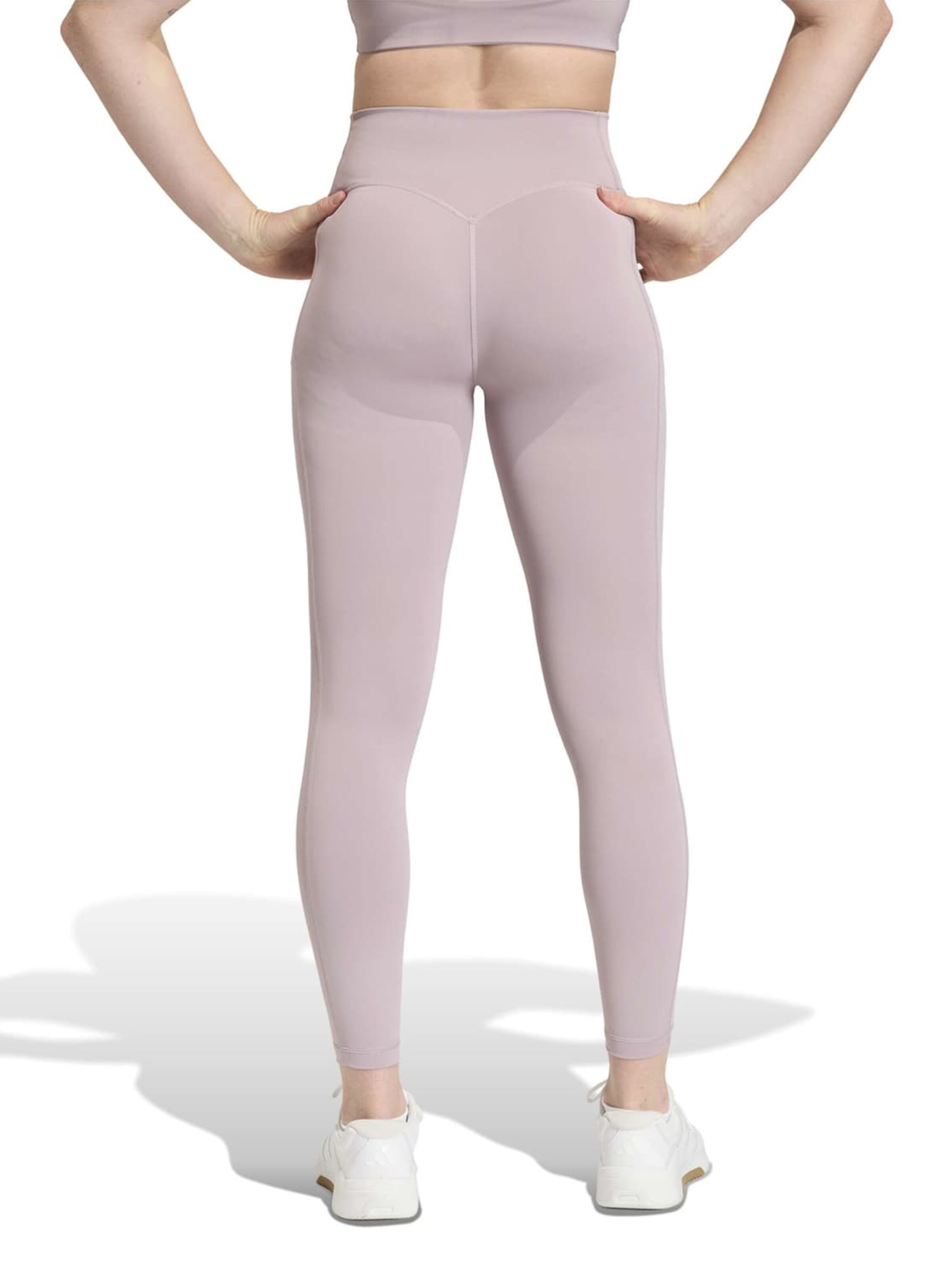 ADIDAS PERFORMANCE Skinny Športne hlače 'OPT' | vijolična barva