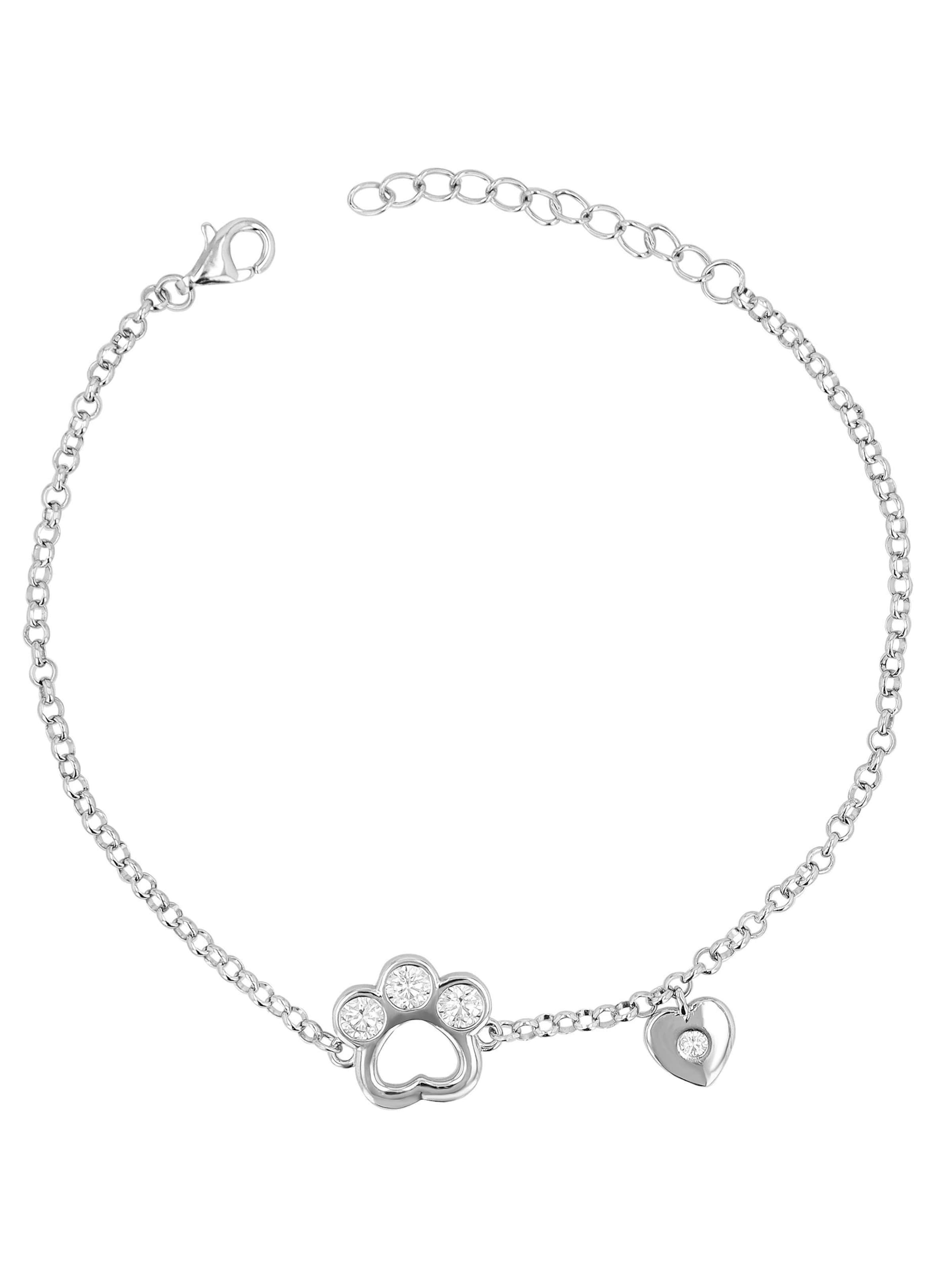 Akzent Bracelet in Silver: front