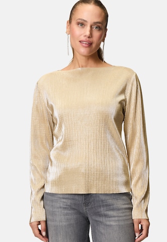 zero Shirt in Goud: voorkant