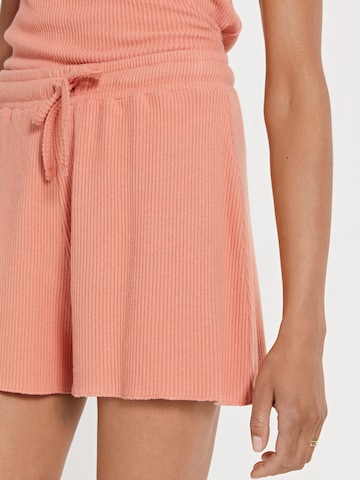 Shiwi Normalny krój Spodnie w kolorze różowy