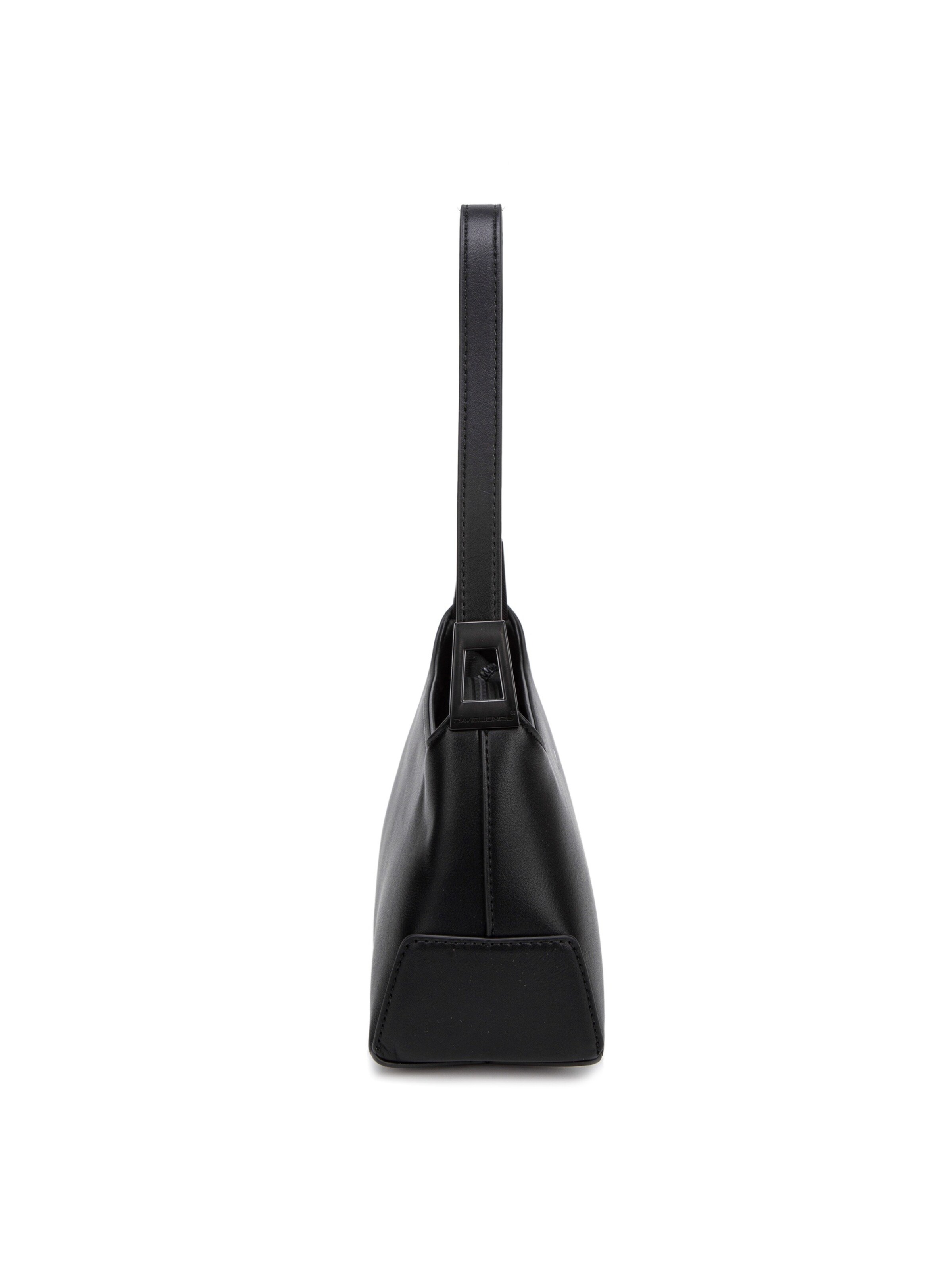Borsa a spalla 'Borsa a Spalla Baguette David Jones Ecopelle Zip' di David Jones in nero