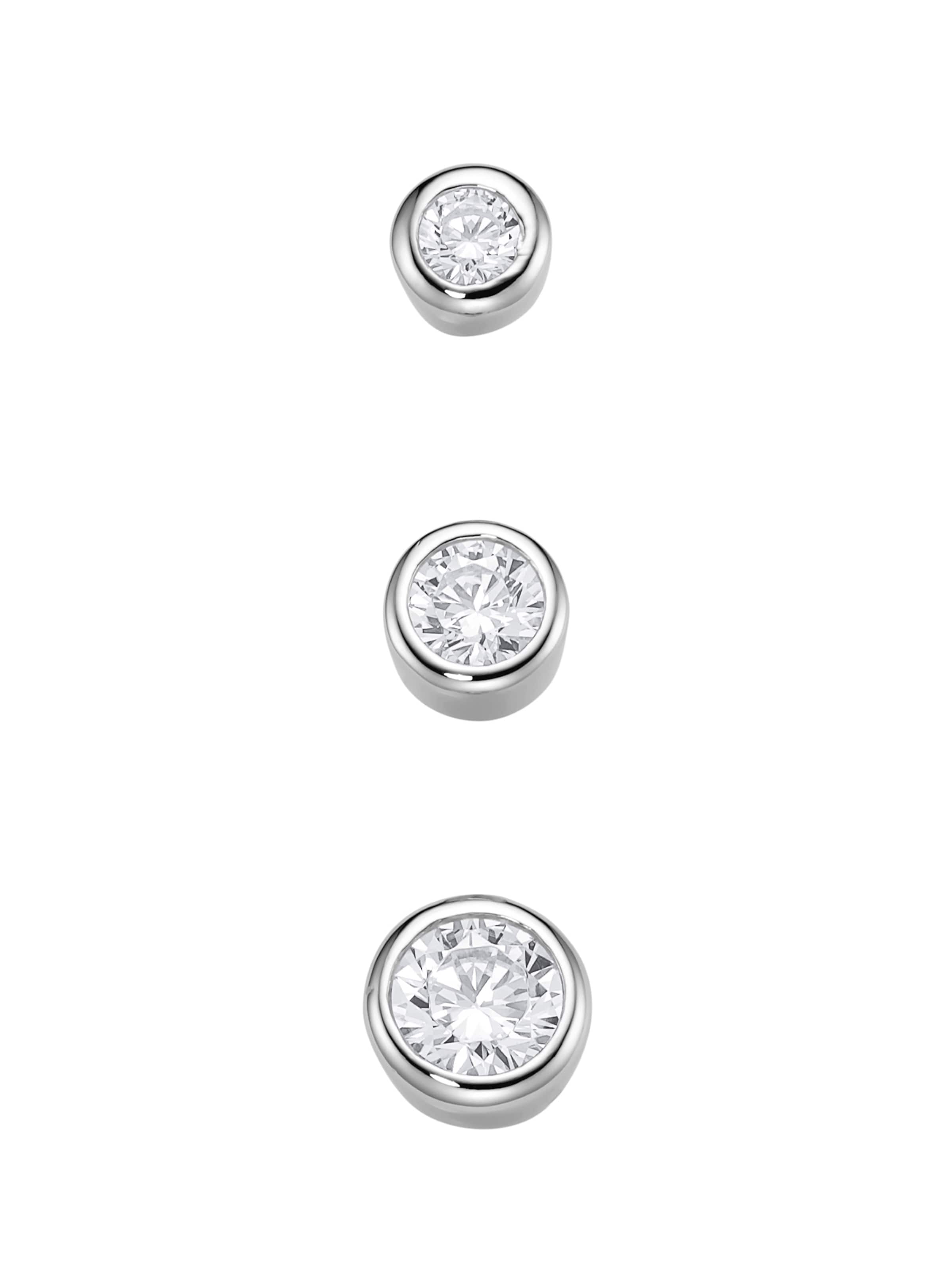 Orecchini di Smart Jewel in argento: frontale