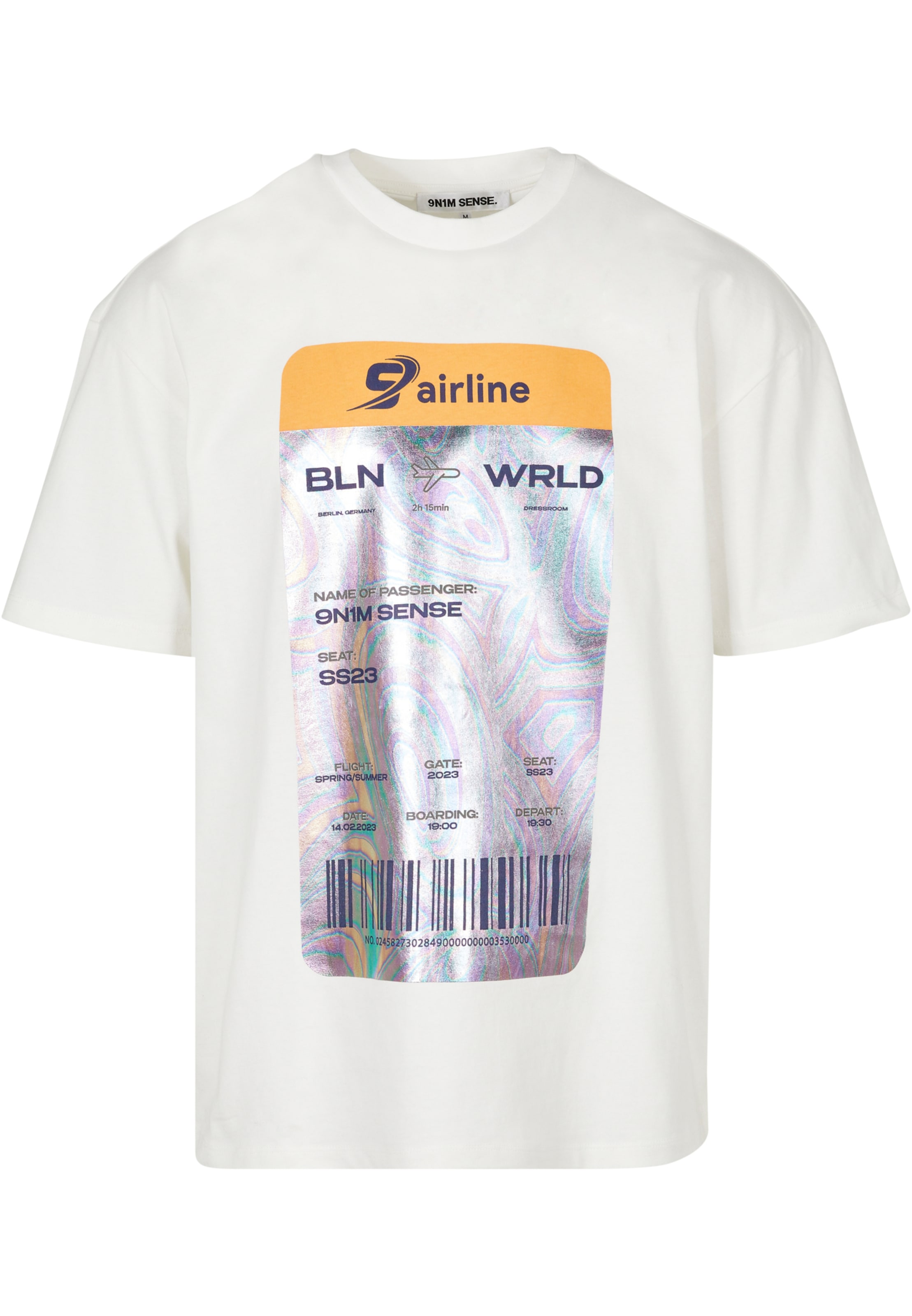 9N1M SENSE Koszulka w kolorze biały: przód