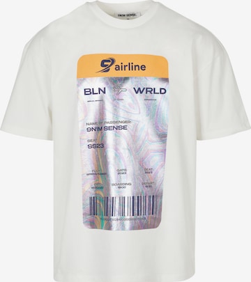 9N1M SENSE Shirt in White: front