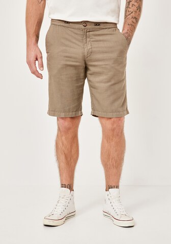 REDPOINT Regular Chino Pants in Beige: front