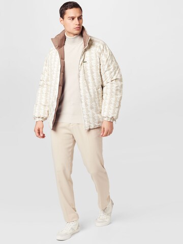 LACOSTE Winterjacke in Beige