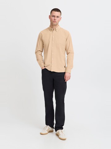 BLEND Regular fit Button Up Shirt in Beige
