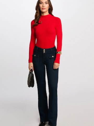 Morgan Sweater in Red