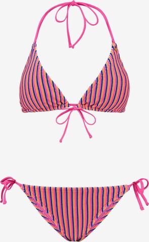 Shiwi Triangel Bikini 'Liz' in Roze: voorkant