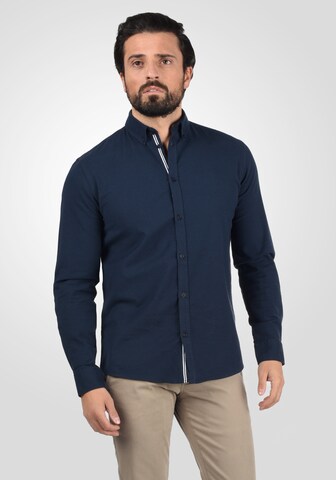 !Solid Regular fit Button Up Shirt 'Alli' in Blue: front