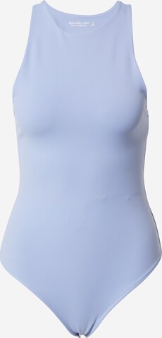 Abercrombie & Fitch Shirt body in Blauw: voorkant