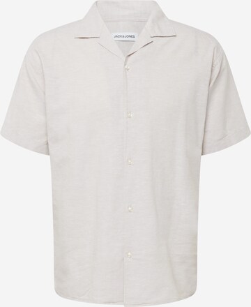 Chemise JACK & JONES en beige : devant