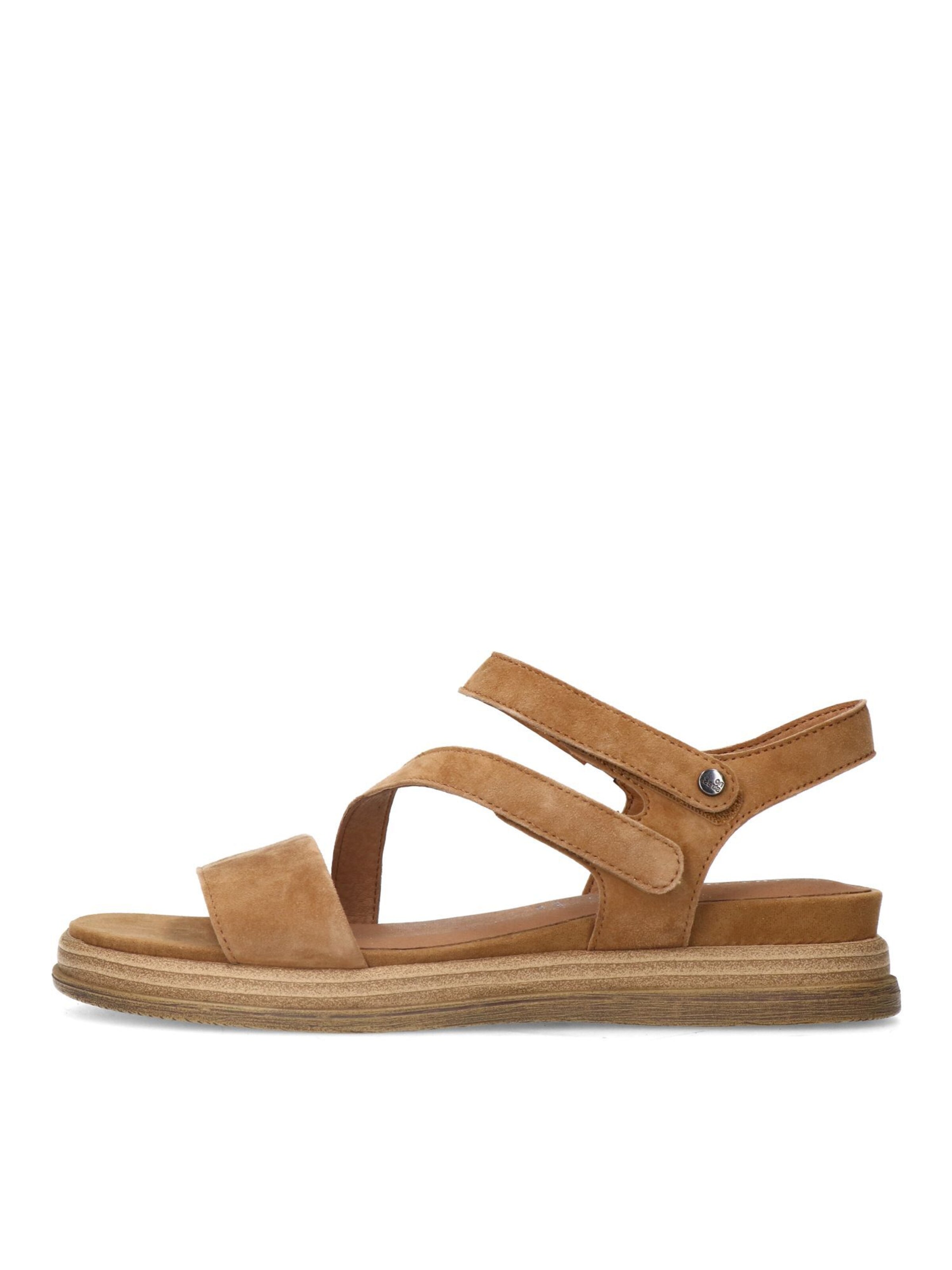 MANFIELD Sandale in Braun