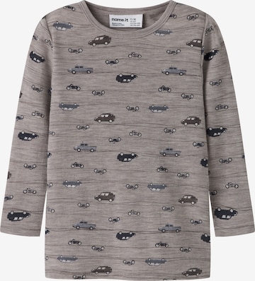 NAME IT Shirt 'NMMWANG' in Grey: front