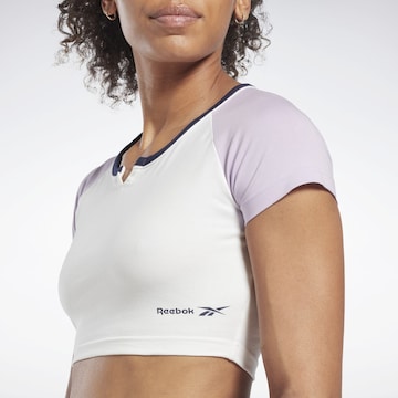 T-shirt fonctionnel Reebok en blanc