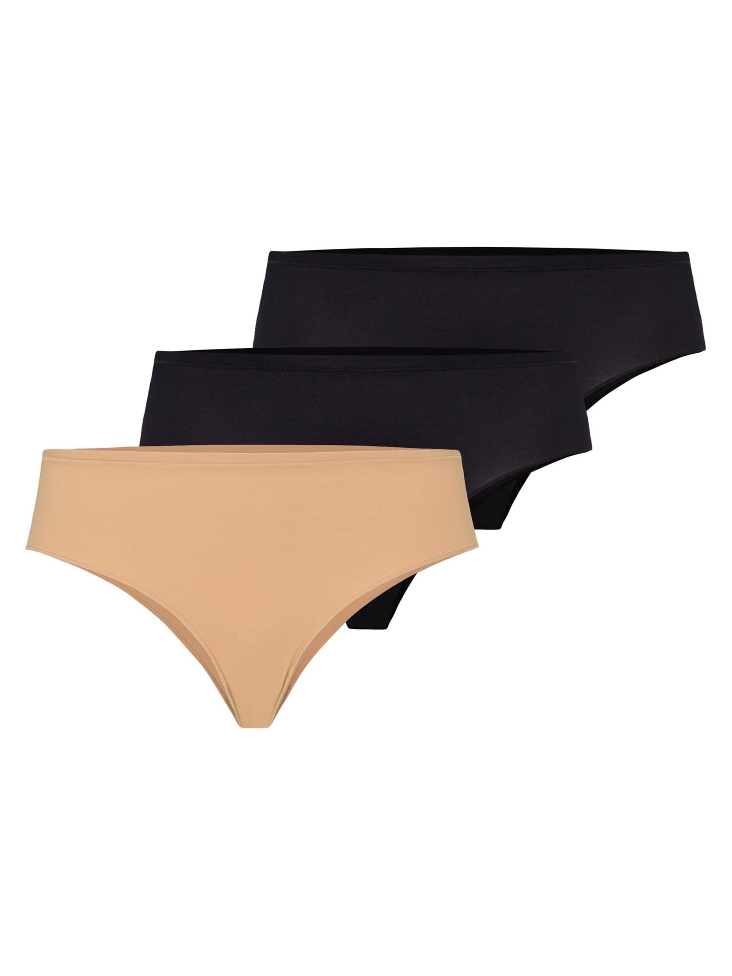 Hanro Slip 'Allure'‌‌‌‌ in Braun: Vorderseite