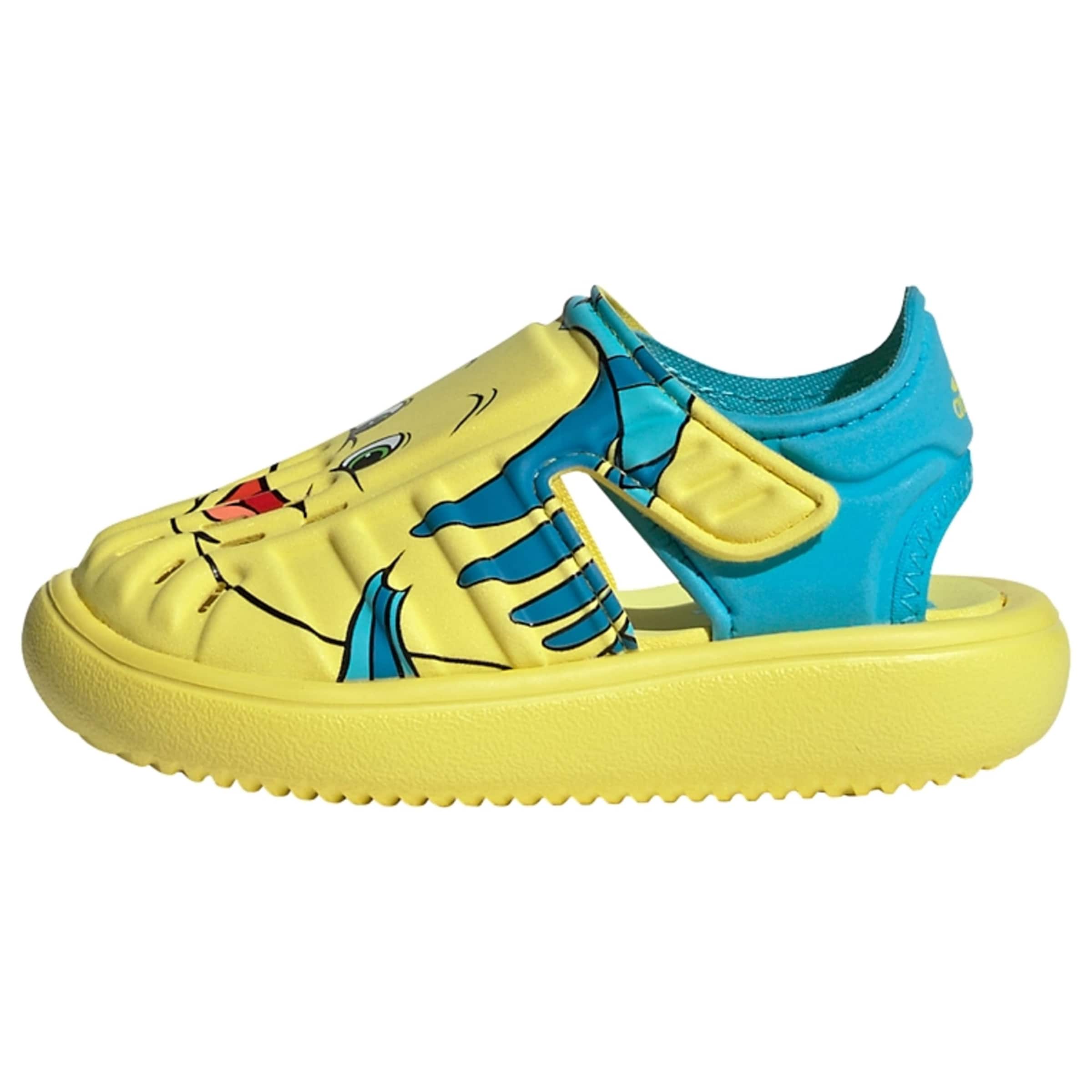 Chaussures ouvertes ADIDAS SPORTSWEAR en jaune : devant