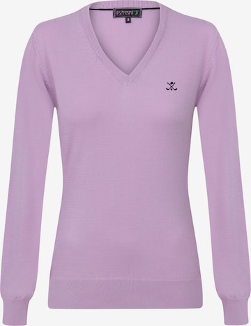 Sir Raymond Tailor Sweater 'Verty' in Purple: front