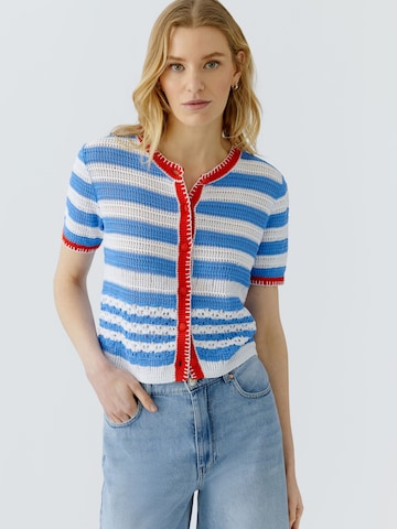 OUI Strickjacke in Blau: Vorderseite