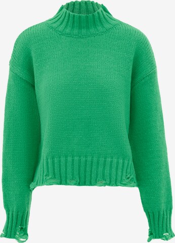 Pull-over MYMO en vert : devant