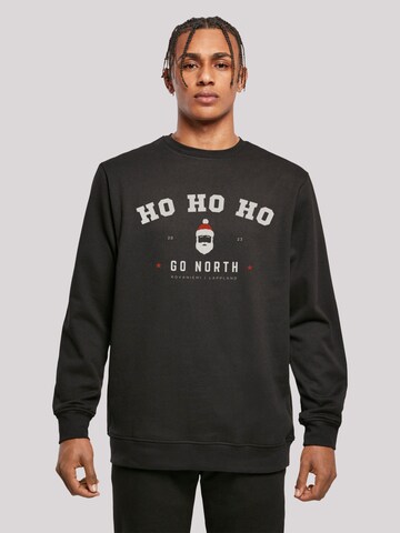 F4NT4STIC Sweatshirt in Zwart: voorkant