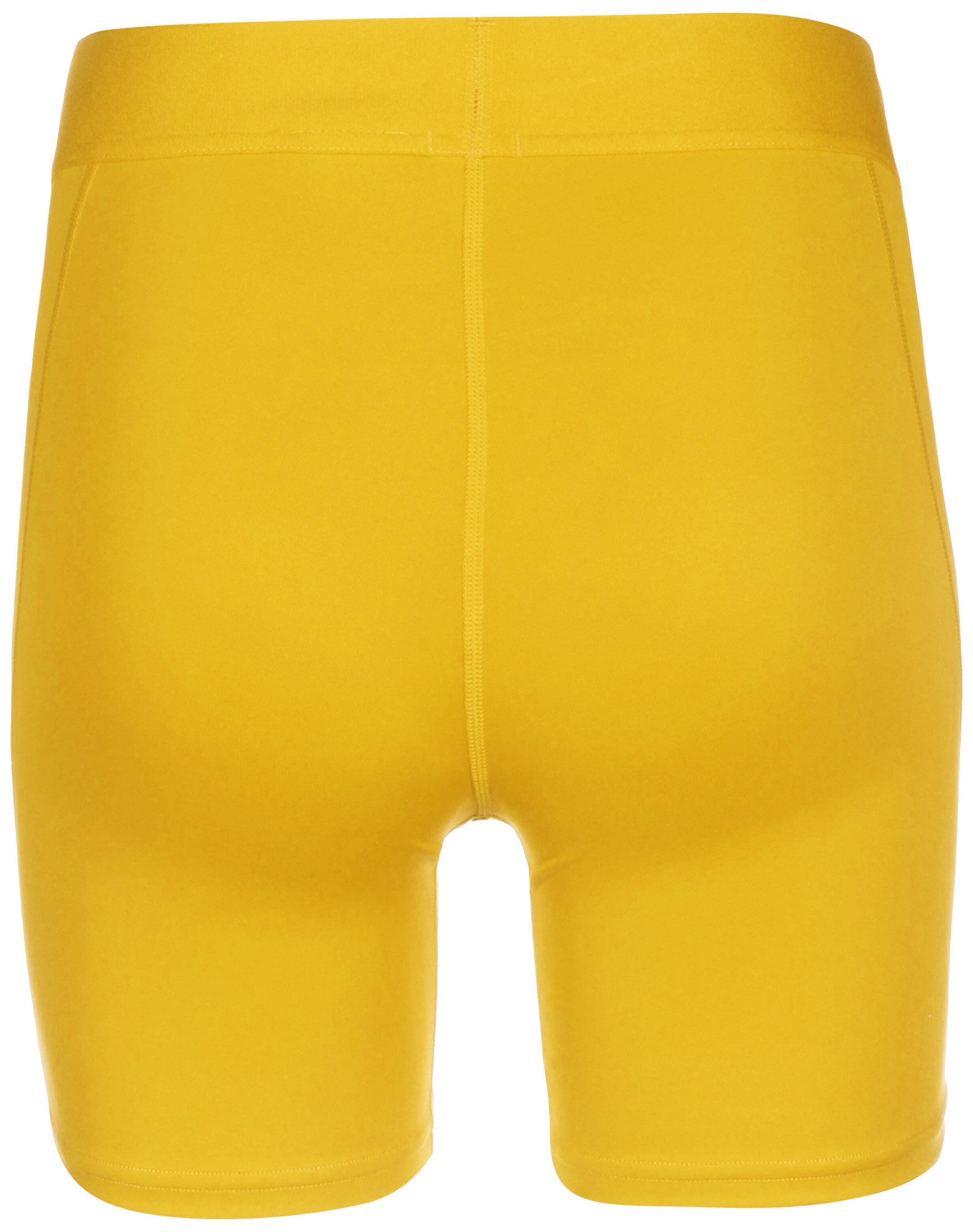 NIKE Skinny Athletic Underwear 'Strike Pro' in Yellow