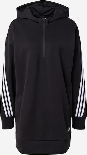 ADIDAS SPORTSWEAR Sportsweatshirt 'Future Icons 3-Stripes Long' in schwarz / weiß, Produktansicht