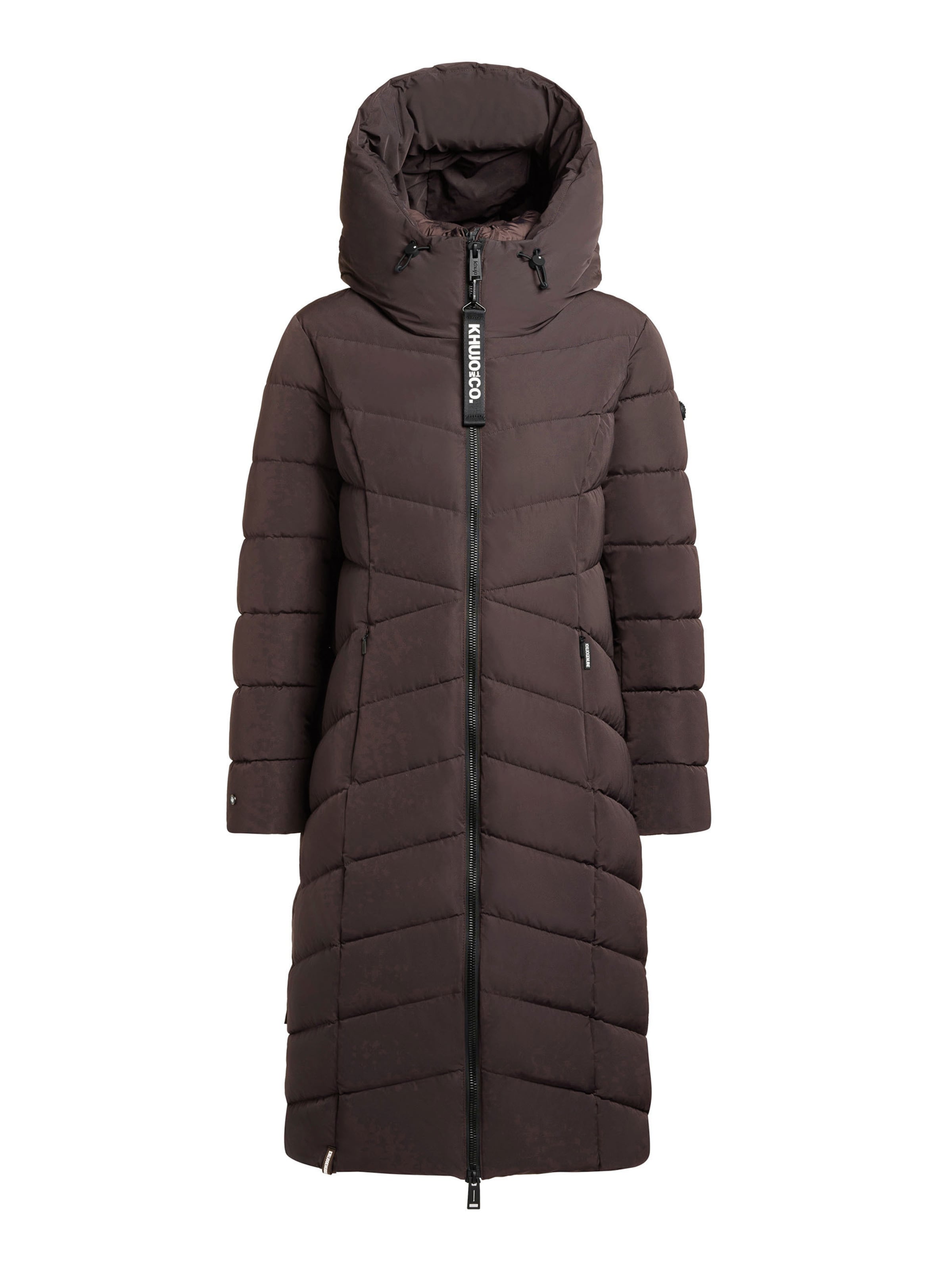 khujo Winterjacke 'Flesch' in Lila: Vorderseite