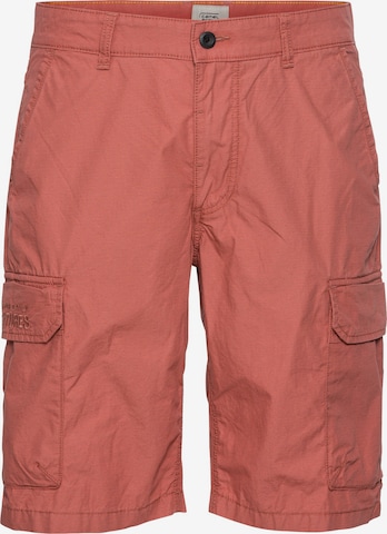 CAMEL ACTIVE Regular Regular Fit Cargo Shorts mit Minimal Print in Rot: predná strana