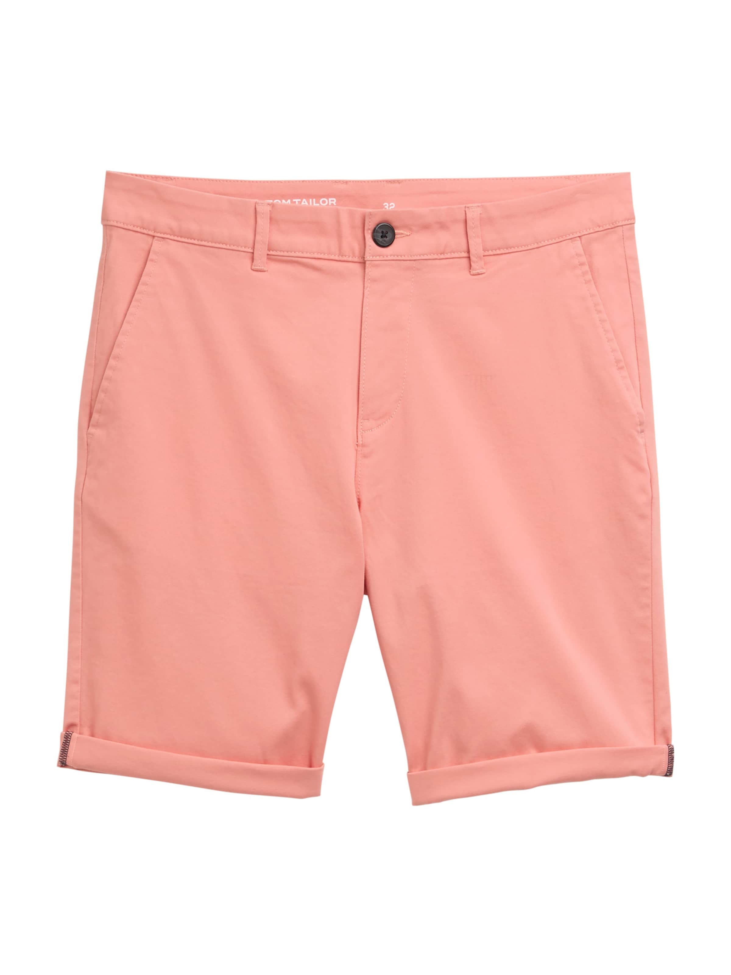 TOM TAILOR Брюки-чинос в Ярко-розовый: спереди