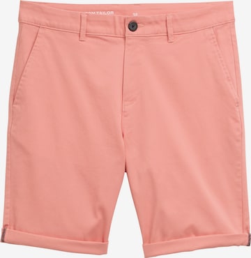 TOM TAILOR Chino trousers in Pink: front