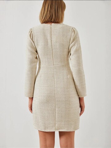 Bianco Lucci Jurk in Beige