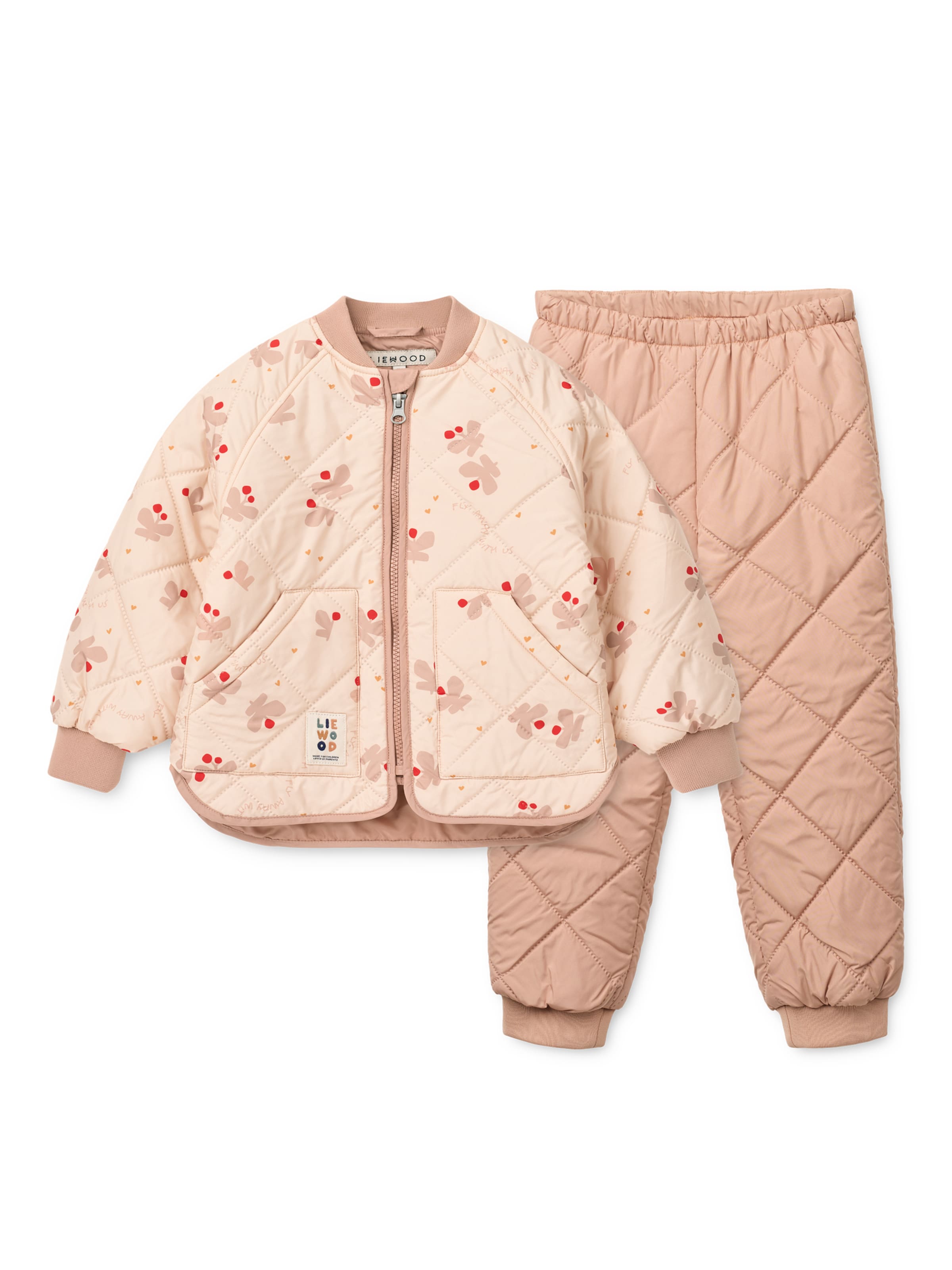 Set 'Zella' de la Liewood pe roz: față