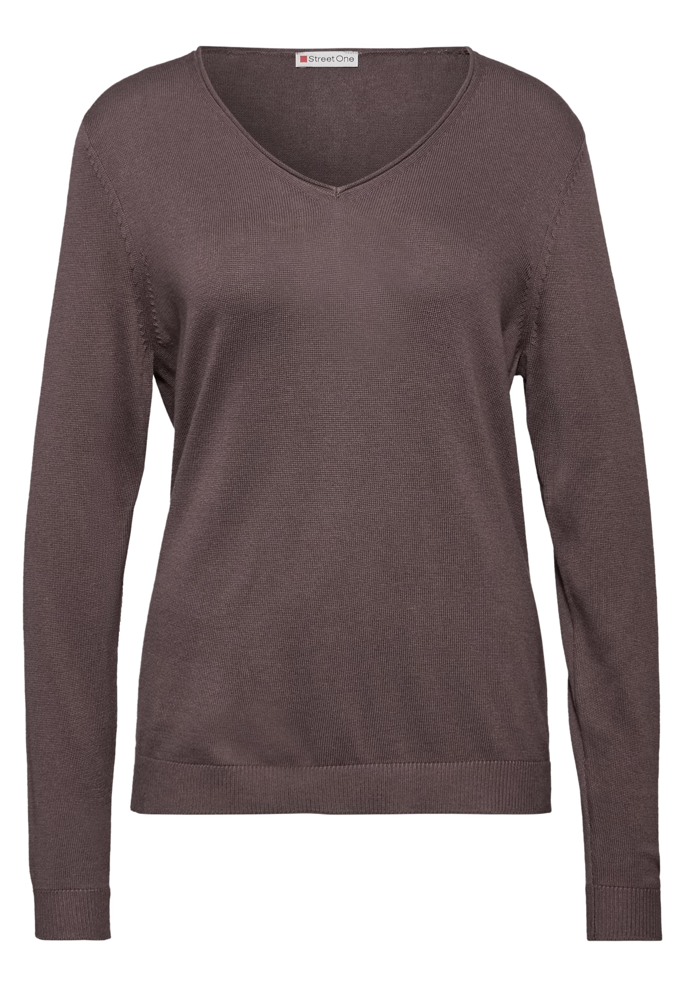 STREET ONE Sweater in Brown: front