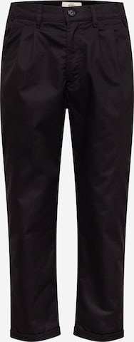Redefined Rebel Pleat-front trousers 'Kevin' in Black: front