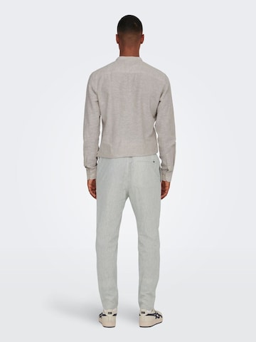 Regular Pantalon 'Linus' Only & Sons en gris