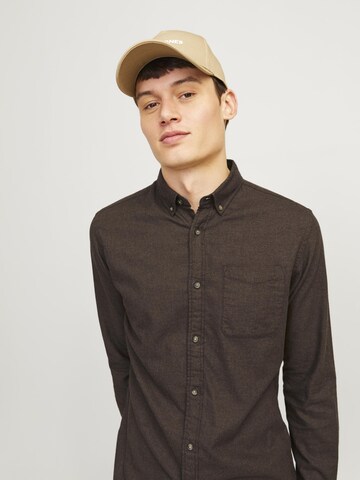 JACK & JONES Slim Fit Skjorte 'JJEClassic' i brun