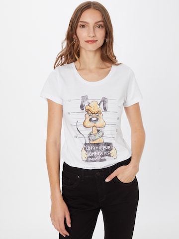 T-shirt EINSTEIN & NEWTON en blanc : devant