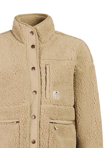PROTEST Fleece jas 'PRTLUX' in Bruin