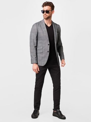 BURTON MENSWEAR LONDON Regular fit Ανδρικό σακάκι σε γκρι