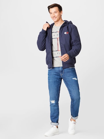 Tommy Jeans Prechodná bunda - Modrá