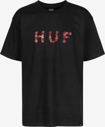HUF Shirt 'Verdant' in Black: front